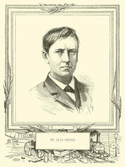 Thomas Alva Edison af French School